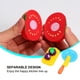 thumbnail image 2 of FELTECHELECTR 1 juego de 10 piezas de mini juego de comida para cortar frutas y verduras, juego de simulación de comida, juguetes de cocina, divertido juego de cortar frutas y verduras., 2 of 7