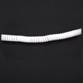 thumbnail image 2 of 1.5m 4.9ft White Stretchy Rj9 4p4c Handset Telephone Coiled Cable Cord Hy, 2 of 4