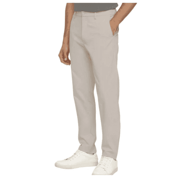 Banana Republic Men's Athletic Fit Commuter Flex Pant, Gray, 34X29