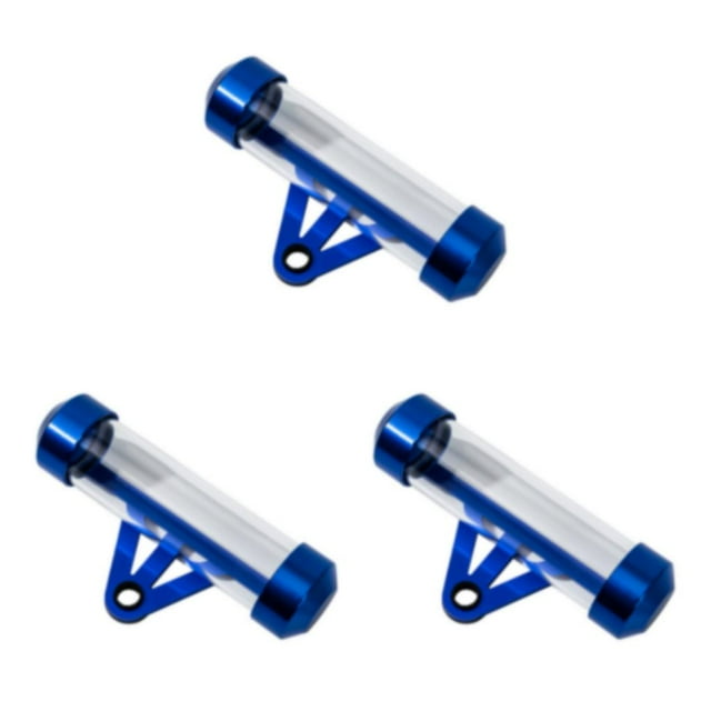 Ruiboury Easy To Install Motorcycle Tax Disc Holder Waterproof And Durable Waterproof And Not Easy To Rust blue 3Set