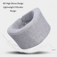 thumbnail image 2 of Soft Foam Neck Brace Universal Cervical Collar, Adjustable Neck Support Brace for Sleeping，Neck Brace with Sweat Towel(Blue, S), 2 of 6
