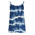 thumbnail image 5 of Lolmot Spaghetti Strap Tank Tops Casual Tie-dye Print Camisole Sexy Sleeveless Tank Vest Blouse, 5 of 5
