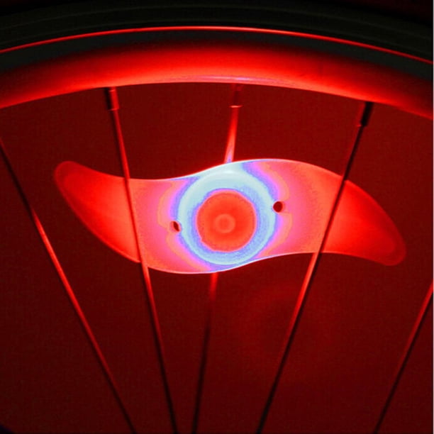 Bicicleta Spoke Light Willow LED Rueda Impermeable Bicicleta Ciclismo Lámpara Rojo Hugtrwg Para estrenar