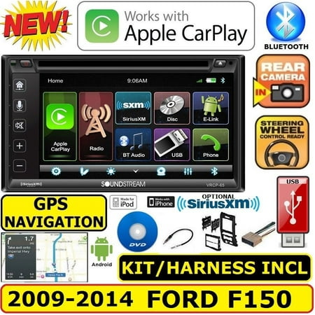 - 09-14 FORD F150 TOUCHSCREEN GPS NAV BLUETOOTH USB CD/DVD CAR RADIO STEREO PKG