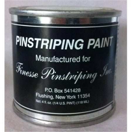 Finesse Pinstriping FIN-C-12 Paint Black, 4Oz.