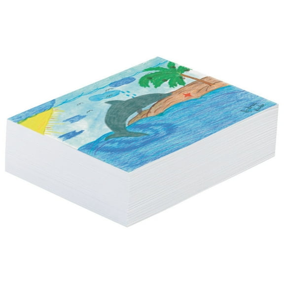 Pacon White Newsprint Paper Sheets, 9 in x 12 in