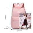 thumbnail image 3 of Mochila Reqinqin para niñas impermeable rosa para más de 6 años, 3 of 6