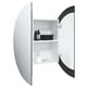 thumbnail image 5 of Mueble de baño VidaXL blanco con luces LED y espejo redondo, 5 of 8