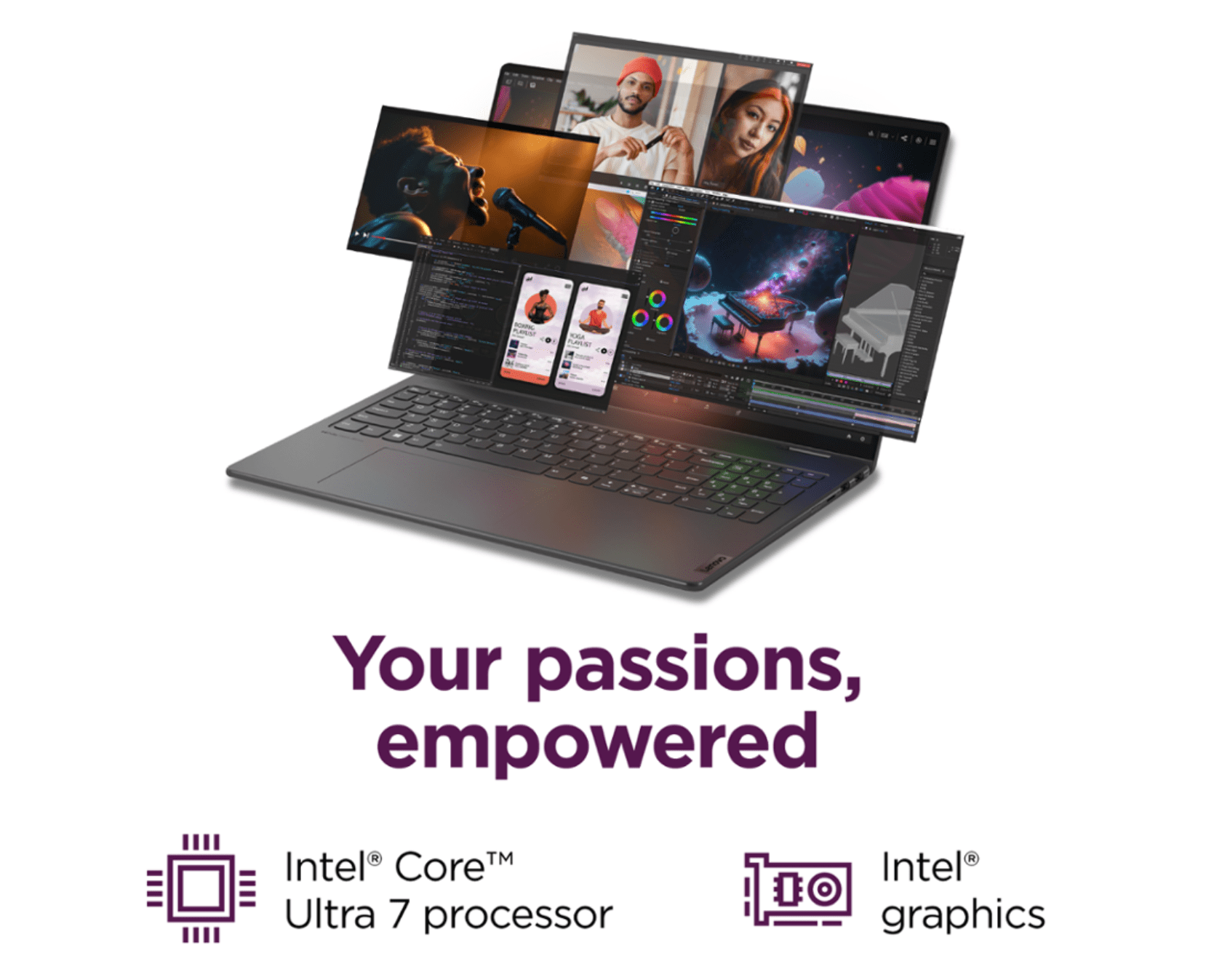 Lenovo Yoga 7i 2-in-1 Laptop, 16" 2K Touchscreen Display, Core Ultra 7 155U (Up to 4.80 GHz), 16GB RAM, 1TB PCIe SSD, Wi-Fi 6E, Backlit KB, FP Reader, TB 4, Webcam, Keypad, Win 11 Pro,W/stylus Pen