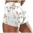 thumbnail image 2 of AXXD White Gym Shorts Women High Waisted Summer Color Printing Fold Wrap Buttocks Shivering Comfy Shorts Mother's Day, 2 of 6