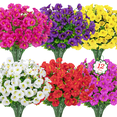 thumbnail image 2 of Scidweet Artificial Flowers for Outdoors, 12 Bundles Faux Fake Flowers Plants Spring Summer for Home Garden Porch Patio Decor, 2 of 7