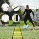 thumbnail image 4 of Equipo de Entrenamiento de Agilidad de Fútbol 46pzs, Juego de Escalera Conos de Velocidad Baloncesto Tenis Atletas, Kit de Coordinación Trabajo de Pies, 12 Escalones Peldaño Ajustable 6M, 4 of 7