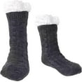 thumbnail image 2 of Jtbuh XLY Mens Slipper Fuzzy Socks Winter Theraml Bed Sock Warm Fluffy Fleece Lined Slipper Socks Men Cozy Soft Thick Non Slip Home Socks, 2 of 6