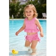thumbnail image 2 of Tiny Cutey Toddler Girl Swimsuit Baby Summer Sleeveless Two-Piece Suit Beach Bikini Swimwear for 4-5T, 2 of 8
