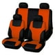 thumbnail image 2 of 8 fundas universales para asientos de coche, resistentes al desgaste para vehículos todoterreno de todos los tamaños. Naranja, 2 of 7