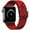black red, variant on Stretchy Solo Loop Strap Compatible with Apple Watch Bands 38mm 40mm 41mm ,Adjustable Stretch Braided Elastics Weave Nylon Women Men for iWatch Series7/6/5/4/3/2/1 SE