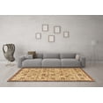 thumbnail image 3 of Ahgly Company Indoor Square Persian Brown Traditional Area Rugs, 5' Square, 3 of 4