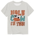 thumbnail image 4 of JTieacloth T-Shirt Décontracté à Manches Courtes et Col Rond pour Enfants, Tailles 12-13 Ans, 4 of 4