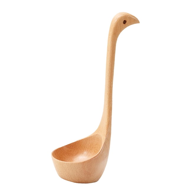 Cuchara de madera para sopa, cucharón de cocina vertical, cucharón para servir, cucharón , utensilios de cocina, cuchara de madera para sopa de