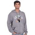 thumbnail image 5 of Popeye The Sailor Man Crush It Funny Zip Up Hoodie Men's Women's Brisco Brands S, 5 of 6