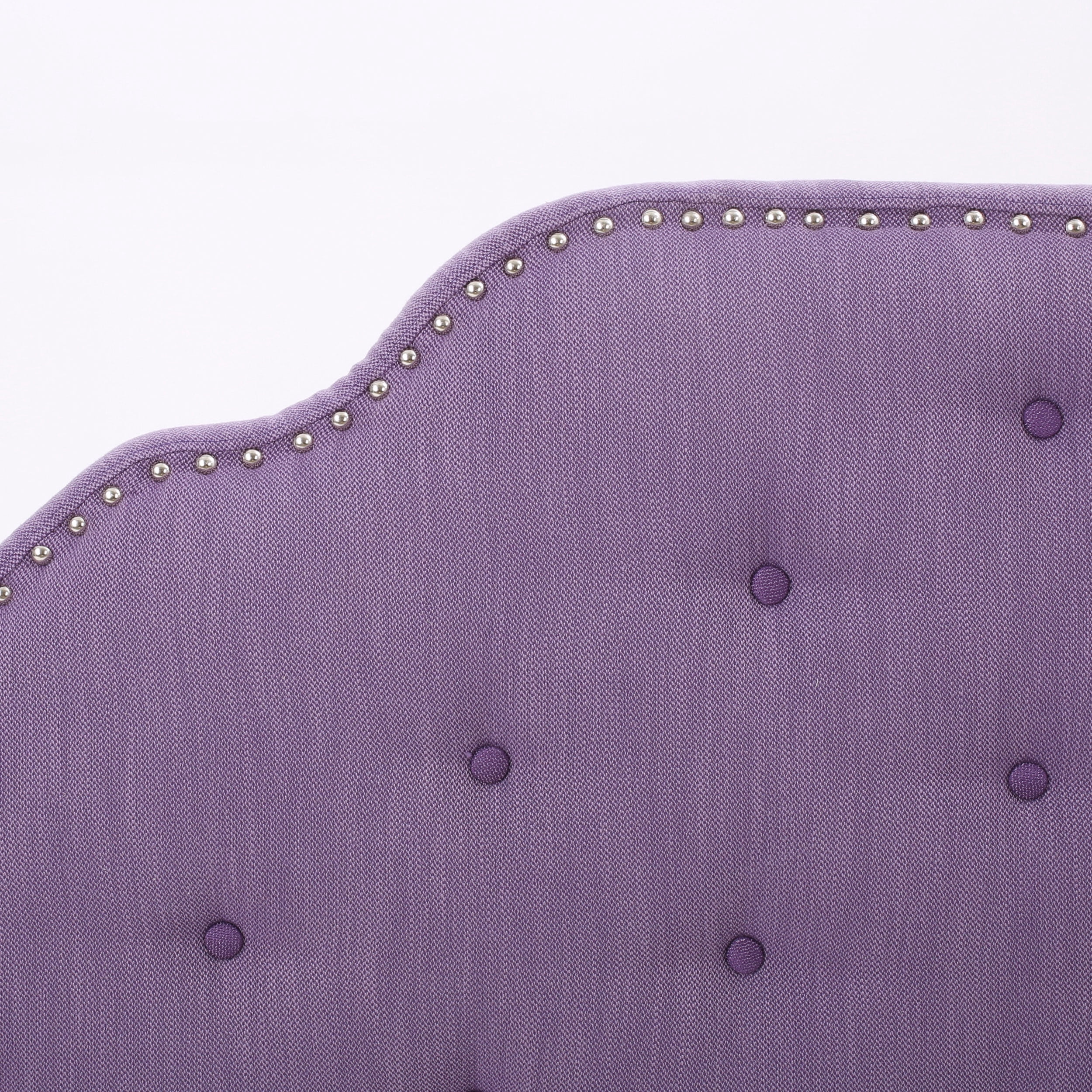 Luella Contemporary Fabric Full/Queen Headboard, Light Purple