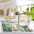 thumbnail image 5 of Yayeee Dish Drying Mat for Kitchen Counter 16"x18" Microfiber Absorbent Pad, Window Scene, 5 of 7