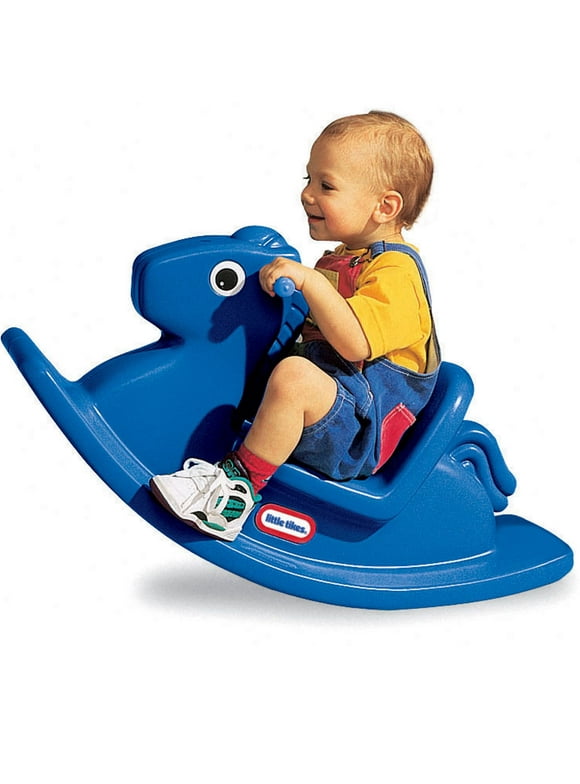 Little Tikes Outdoor & Indoor Balance Rocking Horse Toddlers, Girls Boys, Blue