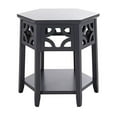 thumbnail image 4 of Safavieh Connor Hexagonal en Bois Bayur en Gris Anthracite, 4 of 5
