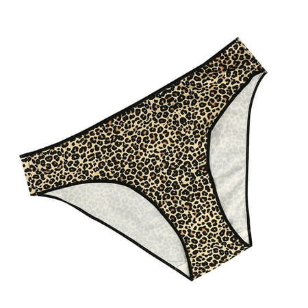 

Women Underwear Leopard Printed Underpants Cotton Breathable Briefs Stretchy Sexy Underpants Female Underpanty Panties Comfort Undergarments