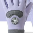 thumbnail image 4 of NAISIBABY Big Kids Winter Gloves, Thermal Waterpoof Full Finger Boys Girls Snow Cycling Gloves Purple 7T, 4 of 5
