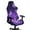 Purple Galaxy Butterfly, variant on Xoenoiee Brown Leopard Print Stretchable Gaming Chair Cover, Washable Anti-Scratch Slipcover with Armrest Protection, Cat Scratch Proof for Office and Computer Chairs