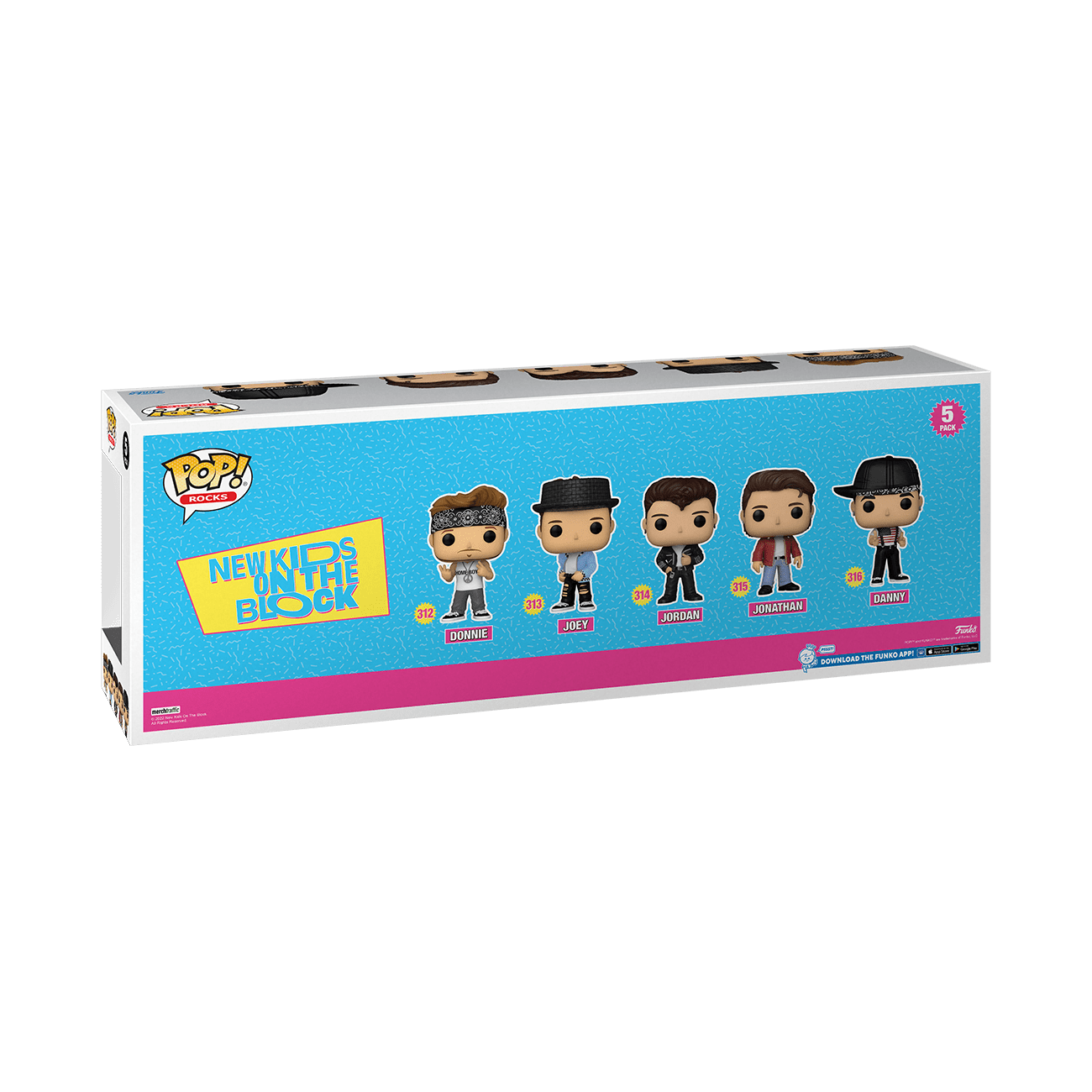 New Kids on the Block - POP!-Vinyl Figur 5-Pack