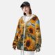 thumbnail image 3 of Balery Sunflower Field Art Sudadera ligera de manga larga con capucha y protección solar UPF 50+ para hombre y mujer, ideal para pesca y running-X-Large, 3 of 7