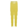 thumbnail image 6 of TSSOE Girls Modern Jazz Dance Outfits Tiered Tassels Latin Cha Cha Salsa Dance Crop Top with Pants Set for Competitions Yellow 16, 6 of 7