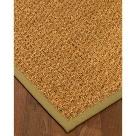 NaturalAreaRugs Alps Custom Mountain Grass Rug (2' 6" x 10") Sage Border