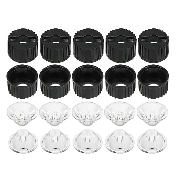10 pcs  Lens 10 Degree with Black Holder for 1W 3W High Power  Light