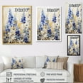thumbnail image 4 of Designart "Uncomplicated Blue Bonnets Field" Blue Bonnets Picture Framed Wall Decor, 4 of 5