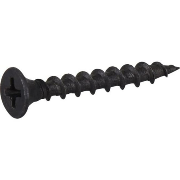 Hillman Fasteners 48361 No.6 x 1.25 in. Fas-N-Tite Coarse Thread Drywall Screws - 1 lbs Box - Black