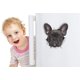 thumbnail image 1 of Pegatinas de pared de perro 3D - Paquete de 2 - Pegatinas decorativas divertidas - Pegatinas de perro Bulldog francés negro para pared - Nevera - Baño - Habitación - Coche - Nevera, 1 of 2