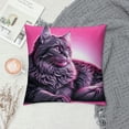 thumbnail image 2 of GOSMITH 13th Birthday Gifts for Girls Cat Gifts for Cat Lovers Cute Cat Throw Pillow Covers Inspired Music Lover Gifts Fan Singer Merch for Daughter Pillow Covers for Home Office Couch Sofa Bed White, 2 of 5