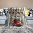 thumbnail image 2 of Orinice Christmas Cat Throw Blanket   Holiday Season Blankets for Festive Decor, Cat Christmas  l Throw, for Cat Lovers 50x60in, 2 of 6