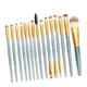thumbnail image 1 of Juego de brochas de maquillaje profesional de 15 piezas, de herramientas de brochas cosméticas de maquillaje, azul Yuyangstore Pinceles de maquillaje, 1 of 7