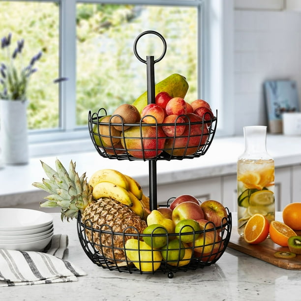 Member's Mark 2-Tiered Wrought Iron Fruit Stand - Samsclub.com