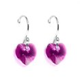 thumbnail image 3 of Set Collar Dije Corte Hearl Aretes Zvezda Plata 0.925 Mujer fucsia Unitalla, 3 of 4