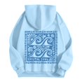 thumbnail image 5 of Xudanell Crew Neck Sweatshirts Women Shell Print Hoodie for Women Cute Hoodies Cute Long Sleeve Graphic Clothes Sky Blue XXXL, 5 of 7