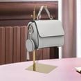 thumbnail image 3 of facefd Handbag Display Rack Shoulder Bags Purse hat Stainless Steel Stand Multi Purpose for Countertop Gold Mirror, 3 of 8