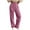 Vermilion002, variant on Xyxonk Wide Leg Pants for Woman Elastic High Waisted Drawstring Sweatpants Loose Fit Solid Color Trousers with Pockets,Dark Gray M