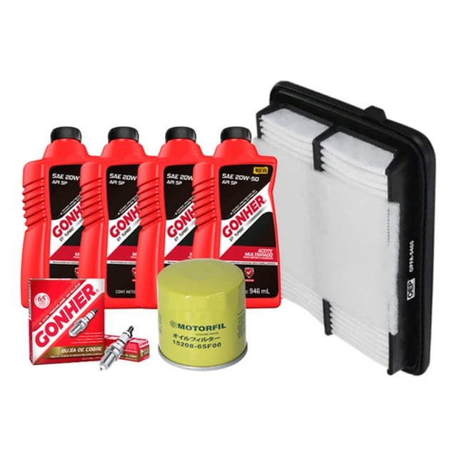 Kit De Afinacion Kicks 2017 1.6 L Buja Aceite Gonher 20w50