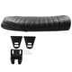 thumbnail image 3 of Asiento de motocicleta Cafe Racer Universal Flat Brat Vintage Saddle Seat para Yamaha (Negro), 3 of 5