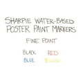 thumbnail image 4 of SHARPIE 36671 Water-Based Poster Paint Marker, Assorted Colors, 5-Pack, 4 of 5